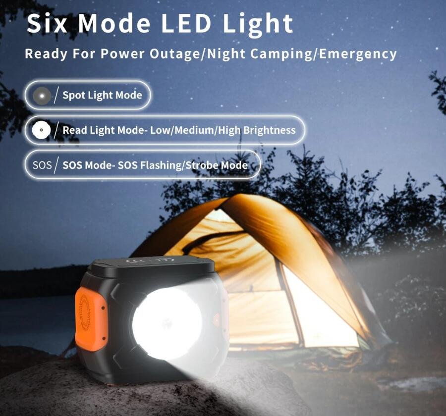 320W Battery Lithium Fast Charger Rechargeable Solar Generator Outdoor Portable Power Bank